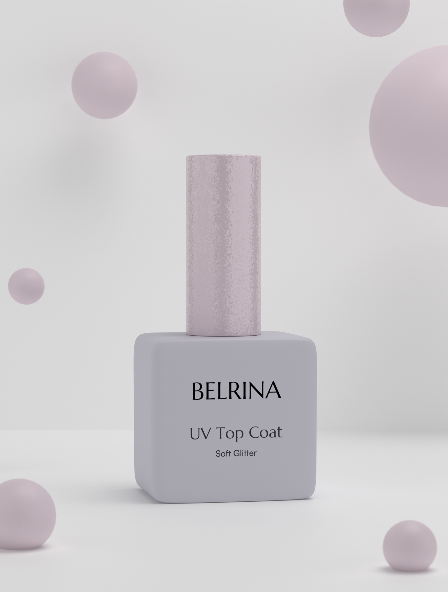 UV Topcoat Zachte Glitter
